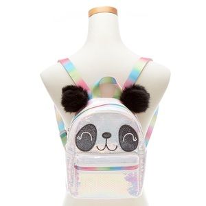 panda backpack claire's
